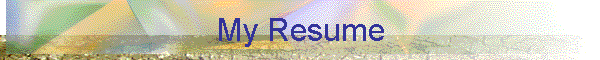 My Resume